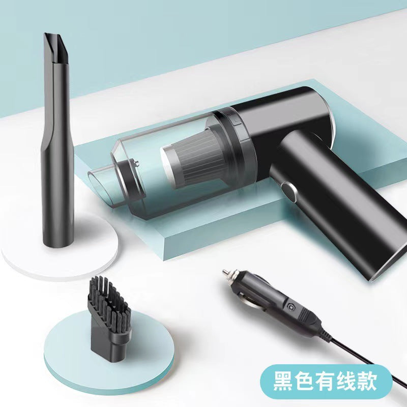 Car vacuum cleaner wireless charging household dual-purpose vacuum cleaner mini portable handheld car vacuum cleaner