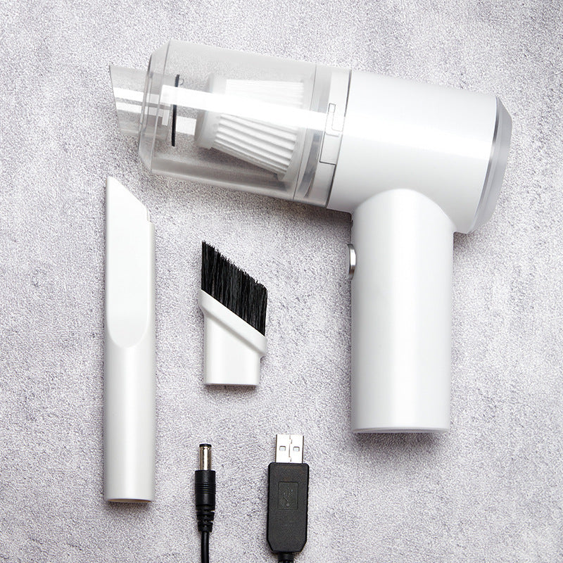 Car vacuum cleaner wireless charging household dual-purpose vacuum cleaner mini portable handheld car vacuum cleaner